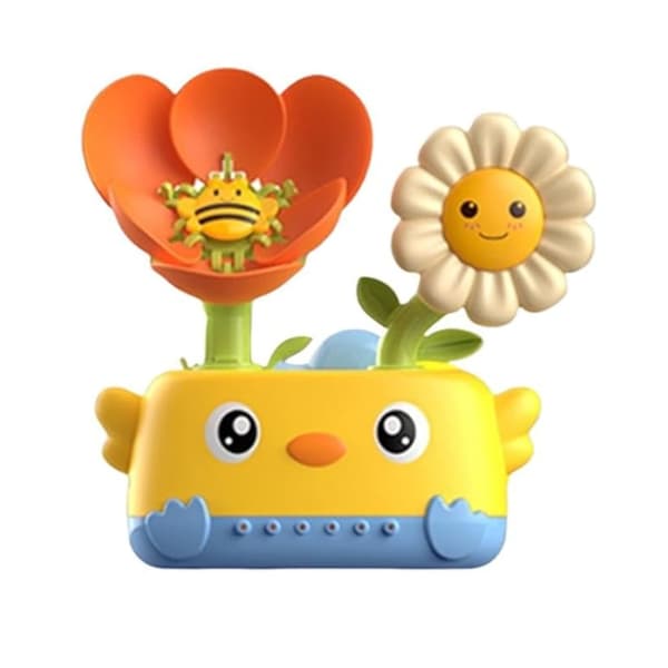 Babyshower blomstervandlegetøj med sugekopper