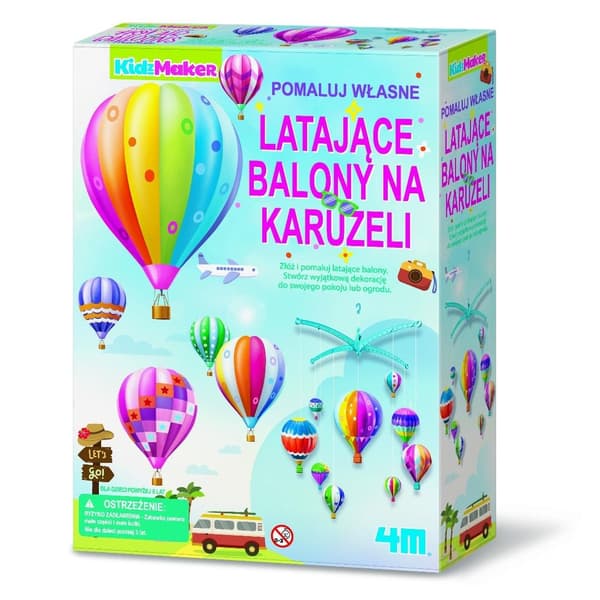KidzMaker-karuselli lentävillä ilmapalloilla