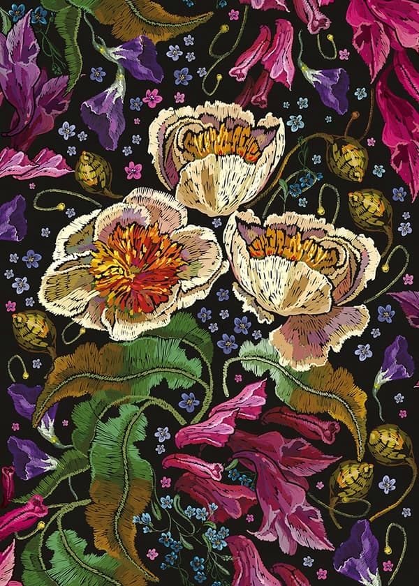Pussel 1000 Blommor 4