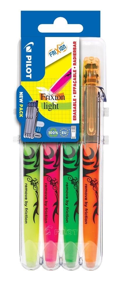 FriXion valokorostuskynä 4 kpl PILOT