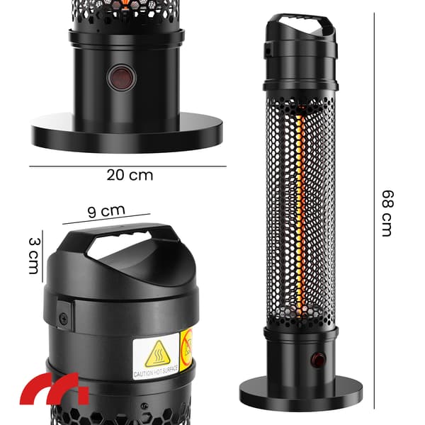 MalTec infrapunalämmitin INFRA1200W 360°