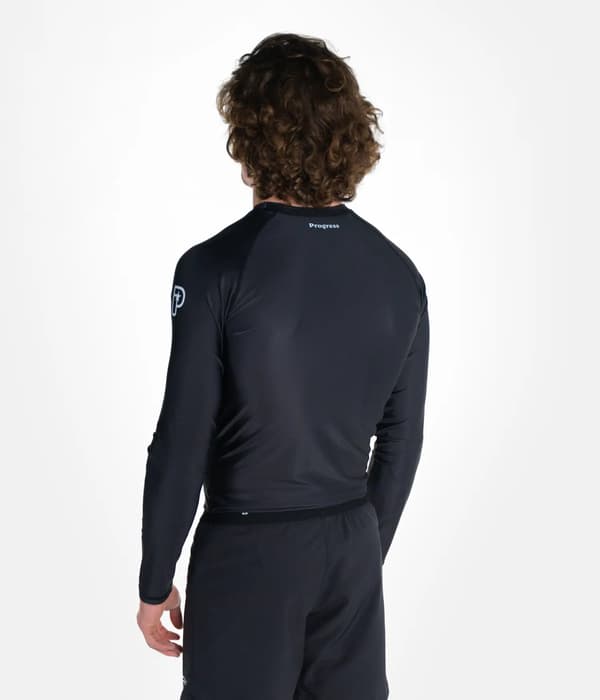 Progress Herr Rashguard Långärmad Academy Svart M