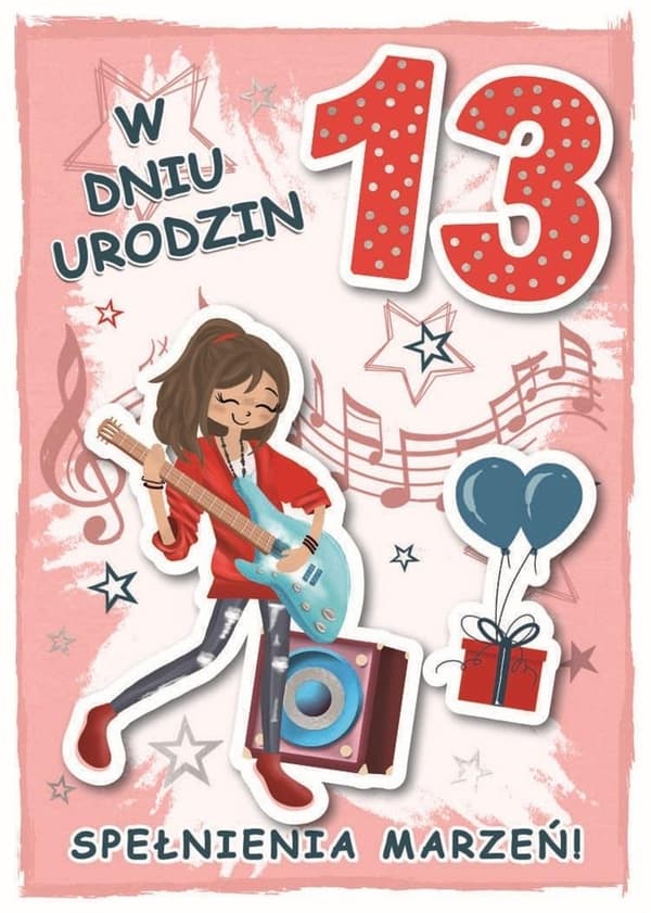 Syntymäpäiväkortti 13