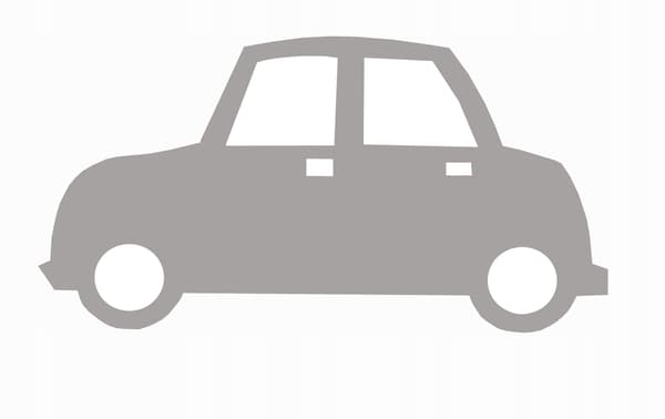 Børns dekorative vedhæng CAR blå