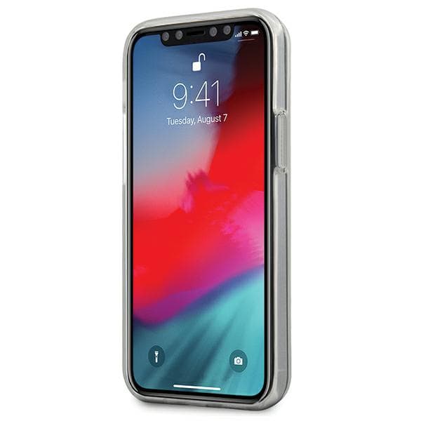 Guess 4G 3D Pattern Collection-cover til iPhone 12 mini, blå og pink