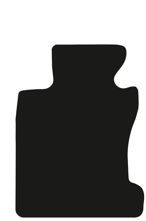 polyamid førermåtte til: BMW 5 E60 xDrive 2003-2010 gummibelagt førermåtte