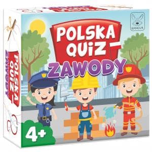 Polsk Quiz.z Professions 4+. Brætspil. Kænguru