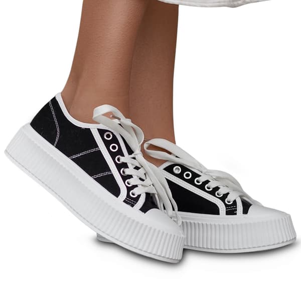 Dame Sportsneakers Sort Elida 37