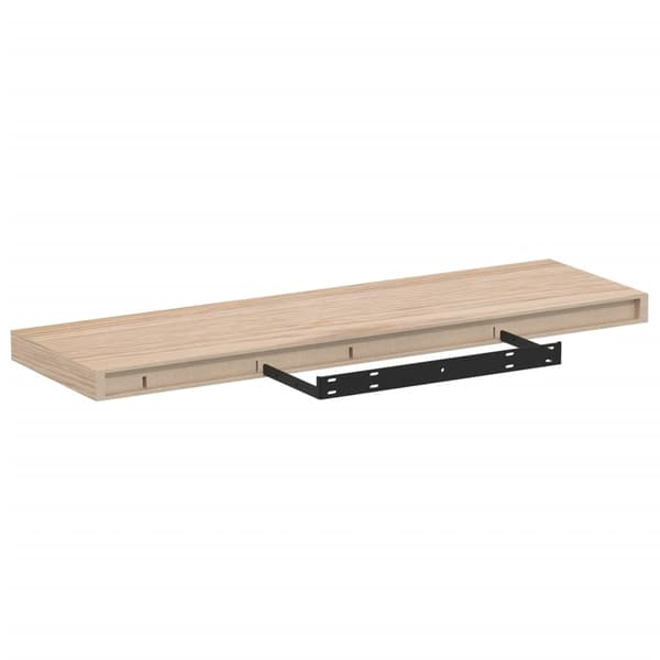 vidaXL hylde, 80x23,5x4 cm, træbaseret materiale