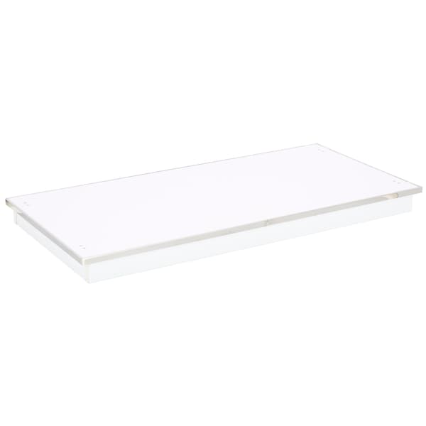 Receptionsskrankeunderdel til montering under receptionsskranken 100 cm kosmetik til spa-salon