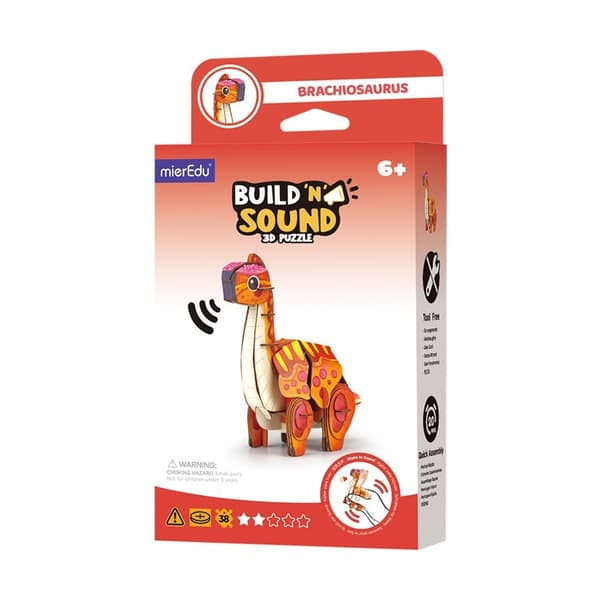 3D-palapeli. Rakenna ja kuuntele - Brachiosaurus