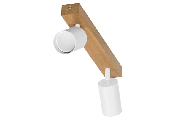 Moderne hvid lampe - 2 x GU10 - L=35 cm