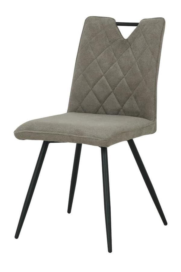 DALIA klädd fåtölj, mörkbeige