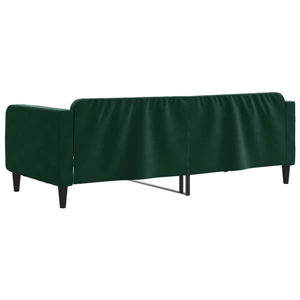vidaXL Bäddsoffa mörkgrön 100x200 cm sammet