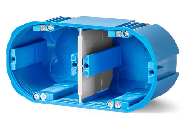 Infälld låda för Regips G/K Deep Double 2x60mm Multibox 1 st SIMET