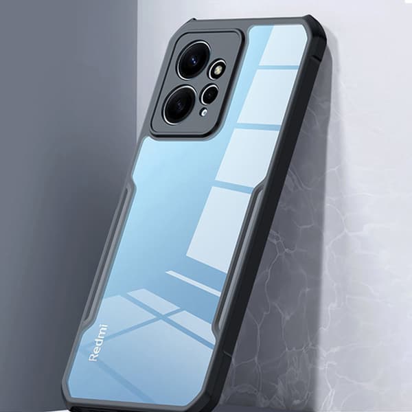 Etui til Xiaomi Redmi Note 12 4G, AntiDrop Hybrid, sort