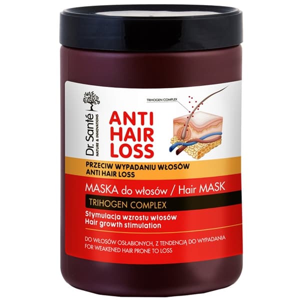 DR.SANTE ANTI-HÅRFALL Mask som stimulerar hårväxt 1000ml