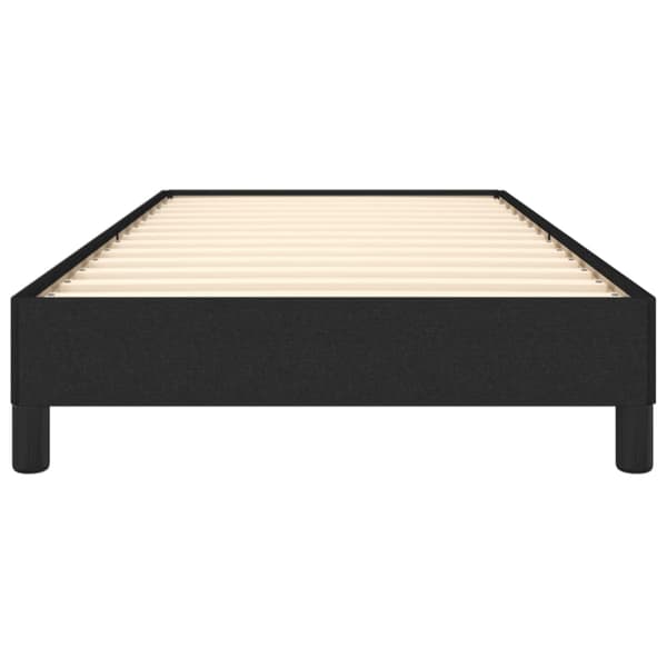 vidaXL sengestel uden madras sort 90x200 cm stof