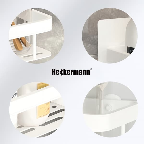 Heckermann Badeværelseshylde Hvid 30cm