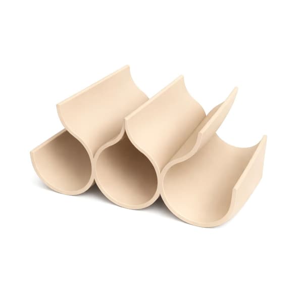 Beige viiniteline, 5 pulloa, viininjärjestäjä