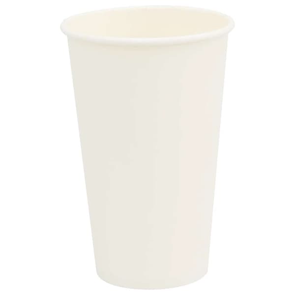 vidaXL Pappmuggar med lock, 1000 st, 400 ml