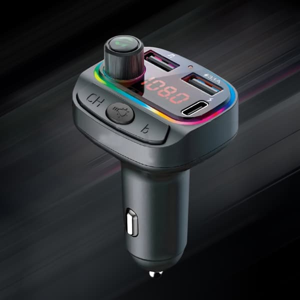 bil MP3-spelare bluetooth snabb usb-laddare
