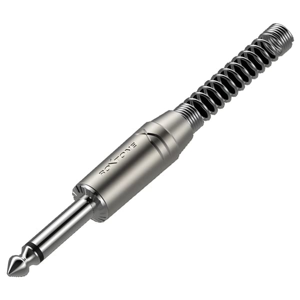 Jack-tulppa 6.3mm mono Roxtone RJ2PP-NN