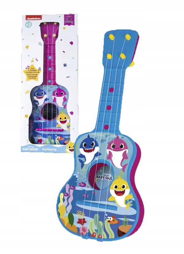REIG 2617 Baby Shark Liten Gitarr