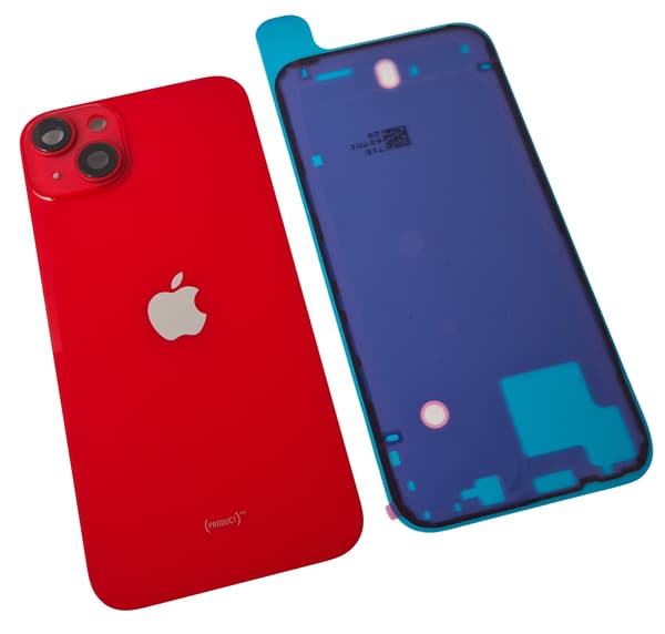 ORG Plecki Grade A original bakskal till Apple iPhone 14 Plus, röd