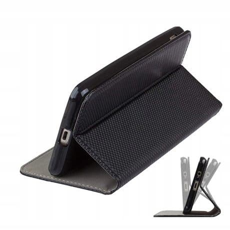 Flip-cover til Samsung Galaxy A71 sort + 9H GLAS