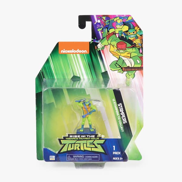 Nickelodion TMN Turtles stempler mix 1-pak 6 cm