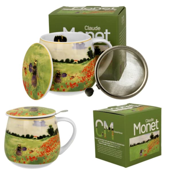 Monet Poppy Barrel-mugg med infuser