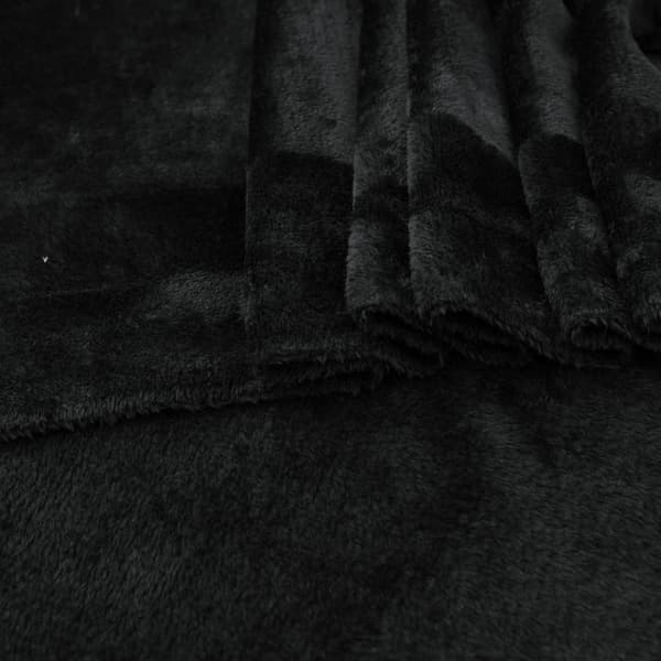 Minky fleece svart