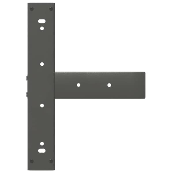 vidaXL Matbordsben, 2 st., Antracit, 50x35x(72-73) cm