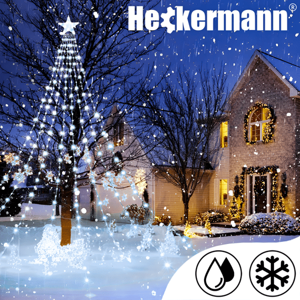 Julbelysning Julgran Heckermann CL-G40SL Cool