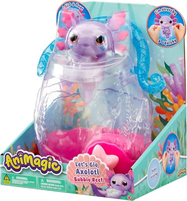 Animagic Låt oss glo Axolotl Bubble Reef