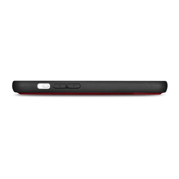 2-i-1 Läderfodral iPhone 14 Plus Anti-RFID Plånboksfodral Rött