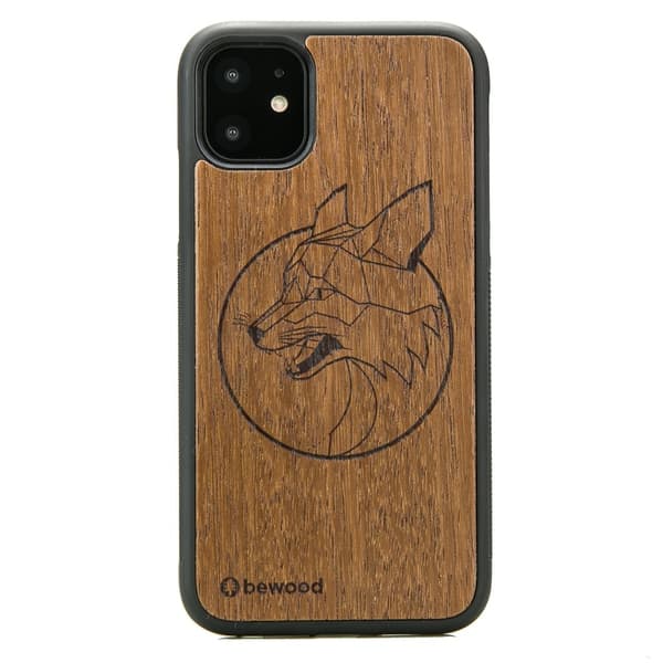 Træcover til iPhone 11 LIS MERBAU
