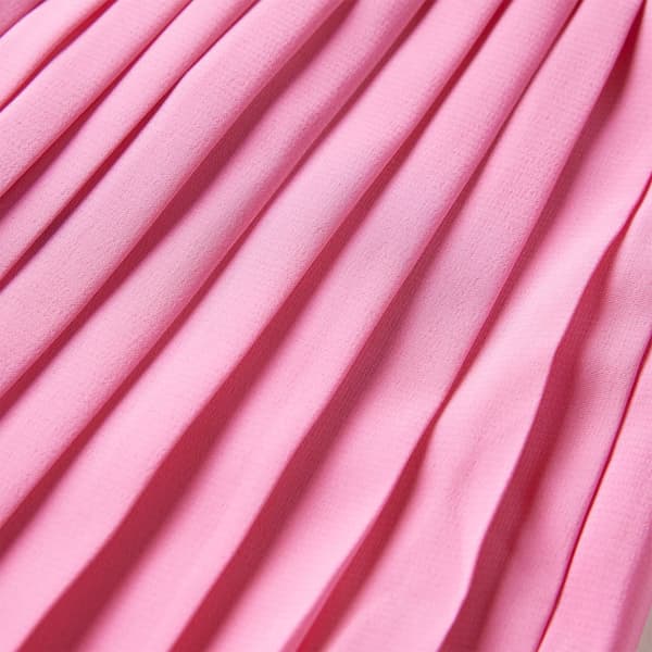 Plisserad barnkjol, rosa, 128