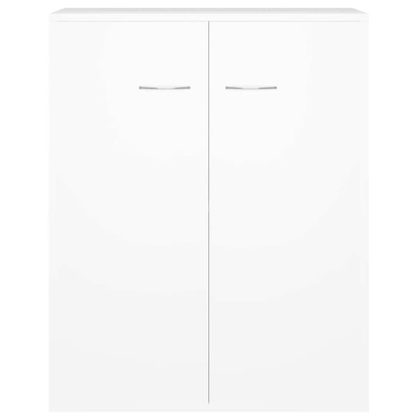 vidaXL skab hvidt 60 x 30 x 75 cm spånplade