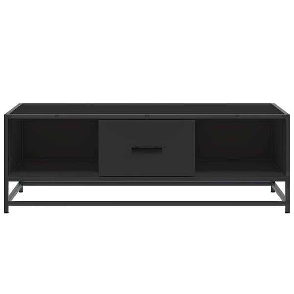 vidaXL sofabord, sort, 100x57x35 cm, træbaseret materiale