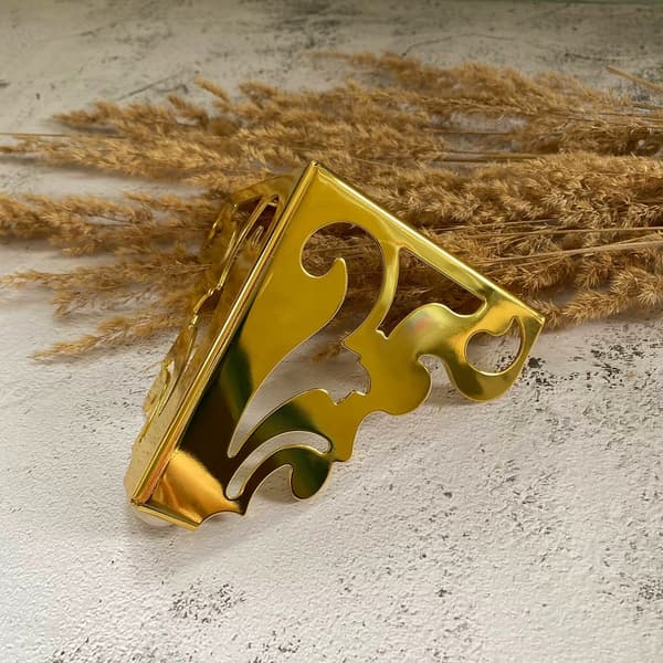 Møbelben h-12 cm, guld