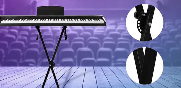 MusicMate MM-A70 Andante Keyboardstativ