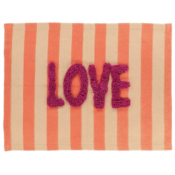 LOVE bomullsmatta 45x60 cm