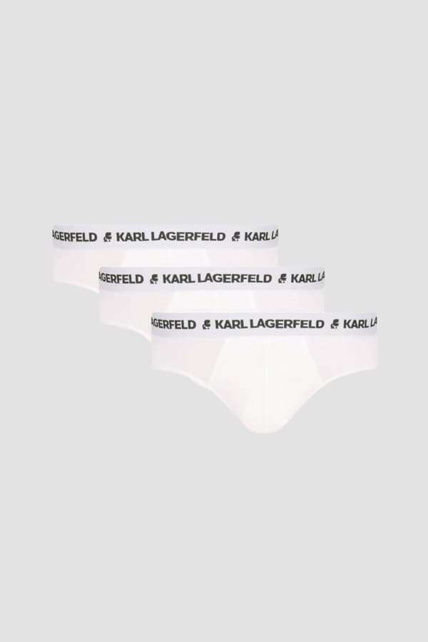 Karl Lagerfeld Hvide Herretrusser 3-pak M