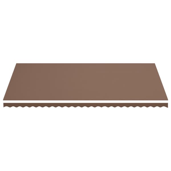 vidaXL Markistyg brun 6x3,5 m