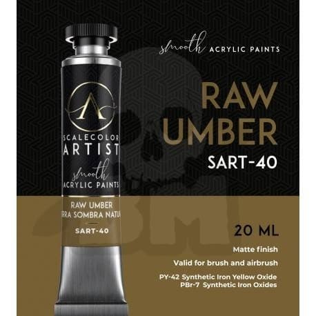 SART-40 Skala Farvekunst Rå Umber
