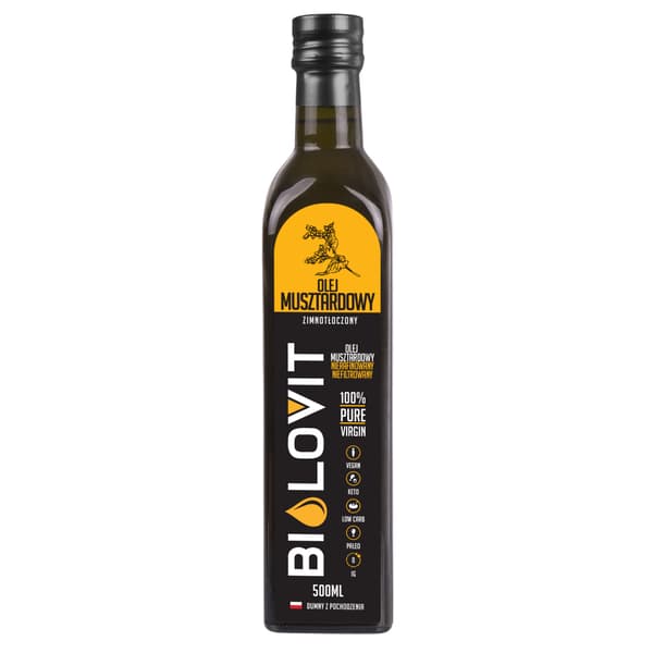 Bilovit - Kallpressad senapsolja - 500 ml