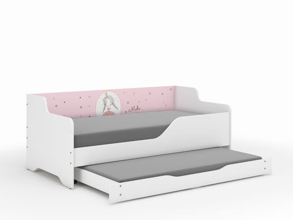 LILU 160x80 PRINCESS barnsäng med sovfunktion
