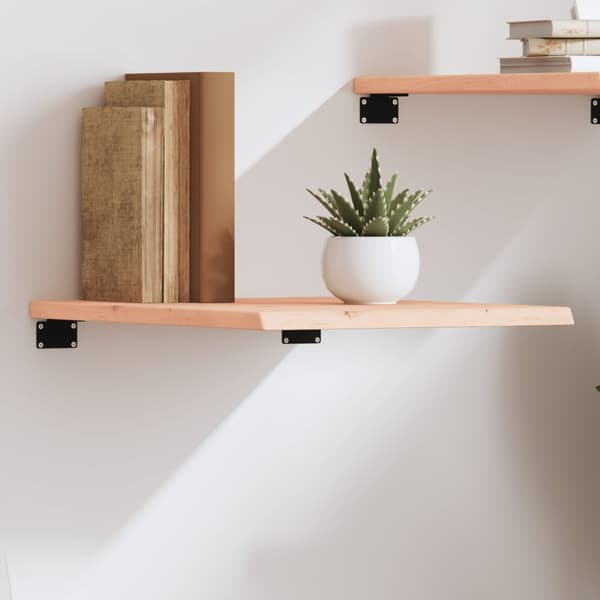 vidaXL hylde, 40x60x2 cm, ubehandlet massivt egetræ